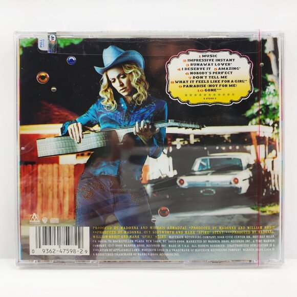 Madonna Music CD Album 2000 Y2K Sealed - Picture 3 of 9